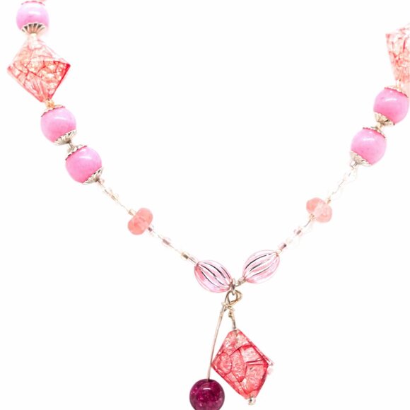 Mystic Pink Necklace - Picture 2 of 5